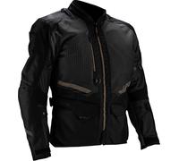 Leatt ADV Flowtour 5.5 Chaqueta textil de moto impermeable, negro, Talla M