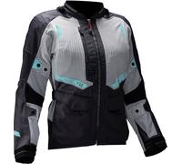 Leatt ADV Flowtour 5.5 Chaqueta textil de moto para mujer, Gris oscuro/gris claro, Talla L