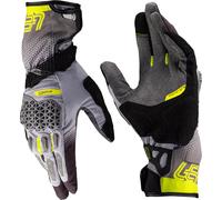 Leatt ADV Hydradri 5.5 Guantes de moto impermeables, negro-gris-amarillo, tamaño S para Hombres