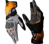Leatt ADV Hydradri 5.5 Guantes de moto impermeables, negro-gris-naranja, tamaño S para Hombres