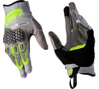 Leatt ADV Hydradri 5.5 Short Guantes de moto impermeables, verde/gris, Talla 3XL