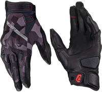 Leatt ADV HydraDri 7.5 Steel Short Guantes de moto impermeables, Gris oscuro/negro, Talla M