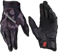 Leatt ADV HydraDri 7.5 Steel Short Guantes de moto impermeables, Gris oscuro/negro, Talla S