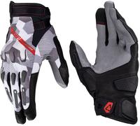 Leatt ADV HydraDri 7.5 Steel Short Guantes de moto impermeables, gris, tamaño L para Hombres