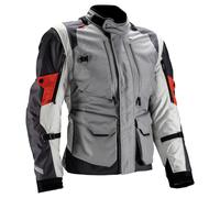 Leatt Adventure MultiTour 5.5, chaqueta textil impermeable M male Gris/Negro/Rojo