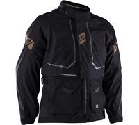 Leatt ADV Multitour 8.5 Chaqueta Textil Impermeable, negro-marrón, tamaño L para Hombres