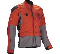 Leatt ADV Rally 5.5 Chaqueta Textil Moto, naranja/gris, Talla 3XL