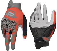 Leatt ADV Rally 5.5 Guantes de moto, gris-rojo, tamaño L para Hombres