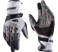 Leatt ADV SubZero 5.5 Guantes de moto, Gris claro/rojo, Talla L