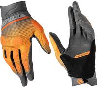 Leatt ADV X-Flow 5.5 Short Guantes de moto, gris/naranja, Talla XL