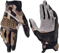 Leatt ADV X-Flow 7.5 Camo Short Guantes de moto, Marrón claro/negro, Talla L