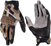 Leatt ADV X-Flow 7.5 Camo Short Guantes de moto, Marrón claro/negro, Talla XL
