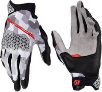 Leatt ADV X-Flow 7.5 Camo Short Guantes de moto, negro-gris, tamaño 2XL para Hombres