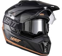 Leatt Adventure 7.5 V26, casco de aventura S female Mate Negro/Gris Oscuro/Bronce