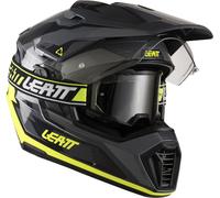 Leatt Adventure 7.5 V26, casco de aventura S female Negro/Gris Oscuro/Amarillo Neón