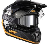 Leatt Adventure 7.5 V26, casco de aventura S female Negro/Gris Oscuro/Naranja