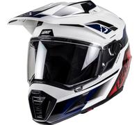 Leatt ADV 8.5 Royal, casco de aventura L female Blanco/Negro/Azul/Rojo