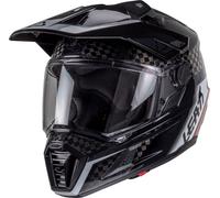 Leatt Adventure 9.5 Carbon, casco de aventura M female Negro/Gris/Rojo