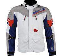 Leatt Adventure DriTour 7.5, chaqueta textil impermeable M male Gris Claro/Azul/Rojo