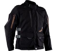 Leatt Adventure DriTour Long 5.5 V26, chaqueta textil impermeabl L male Negro/Gris/Bronce