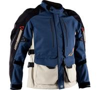 Leatt Adventure DriTour Long 5.5 V26, chaqueta textil impermeabl XXL male Azul Oscuro/Gris Claro/Negro