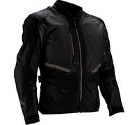 Leatt Adventure FlowTour 5.5, chaqueta textil impermeable 5XL male Negro/Gris Oscuro/Oro