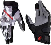 Leatt Adventure HydraDri 7.5 Camo Short, guantes impermeables XXL male Gris/Negro/Rojo