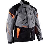 Leatt Adventure MultiTour 8.5 V26, chaqueta textil impermeable L male Gris/Negro/Naranja