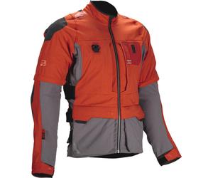 Leatt Adventure Rally 5.5, chaqueta textil XL male Naranja/Gris/Negro