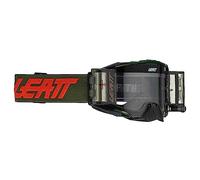 Leatt Brace Velocity 6.5 motocross goggle with double anti-fog lens and Roll-Off...