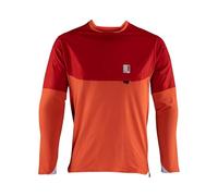 Leatt Camiseta MTB Allmtn 4.0-M-Orange técnica Deportiva, Naranja Glow, Medium Unisex Adulto