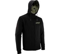 Leatt Camo Sudadera con capucha, negro-multicolor, tamaño S para Hombres
