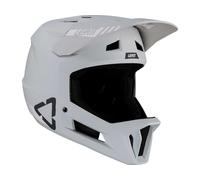 Leatt Casque Gris 59-60cm Casco MTB Gravity 1.0 Steel-L 59-60 cm, Unisex Adulto