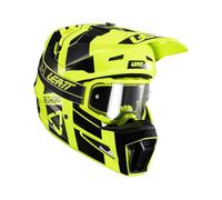 Leatt Casco Moto 3.5 con tecnología 360° Turbine y máscara Moto incluida