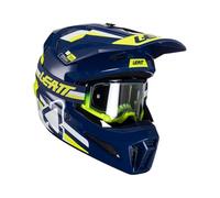 Leatt Casco Moto 3.5 con tecnología 360° Turbine y máscara Moto incluida