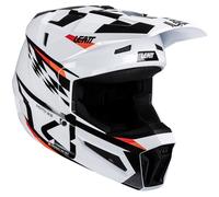 Casco de motocross para niños Leatt 3.5 M Kid White 1025450160