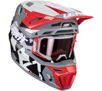Leatt 8.5 S24 Forge, casco cruzado L male Gris/Rojo/Blanco/Negro