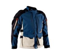 Leatt ADV DriTour 5.5 Chaqueta Textil Impermeable, azul, tamaño L para Hombres