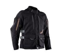 Leatt ADV DriTour 5.5 Chaqueta Textil Impermeable, negro-gris, tamaño L para Hombres