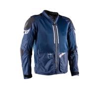 Leatt ADV FlowTour 4.5 Short Chaqueta textil para motocicletas, Azul, Talla M