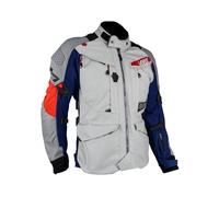 Leatt Adventure MultiTour 7.5, chaqueta textil impermeable L male Gris/Azul/Rojo