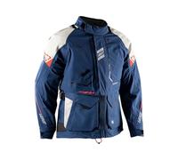 Leatt ADV Multitour 8.5 Chaqueta Textil Impermeable, Azul/Blanco/Rojo, Talla XL