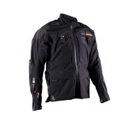 Leatt ADV Rally 7.5 HydraDri Chaqueta Textil Impermeable, negro-gris, tamaño 2XL para Hombres