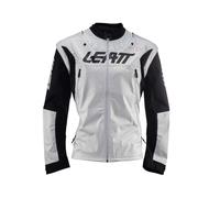 Leatt 4.5 Lite, chaqueta textil impermeable M male Negro/Gris/Rojo