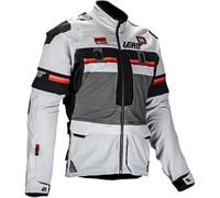 Leatt ADV Rally 5.5, chaqueta textil XXL male Gris Claro/Gris/Negro/Naranja/Rojo
