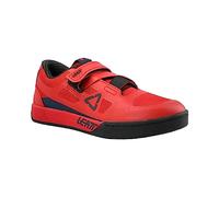 Leatt Chaussures 5.0 Clip, Zapatillas de Ciclismo de montaña Unisex Adulto, Rouge Chilli, 43 EU