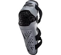 Leatt Dual Axis Pro Protectores de rodilla y espinilla, gris, Talla XXL