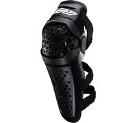 Leatt Dual Axis Pro Protectores de rodilla y espinilla, negro, Talla XXL