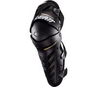 Leatt Dual Axis Protectores juveniles de rodilla y espinilla, negro, Talla única