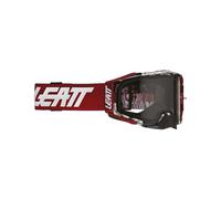 Leatt Gafas Velocity 6.5 2024 News Red - Lente Gris Claro MX Motocross